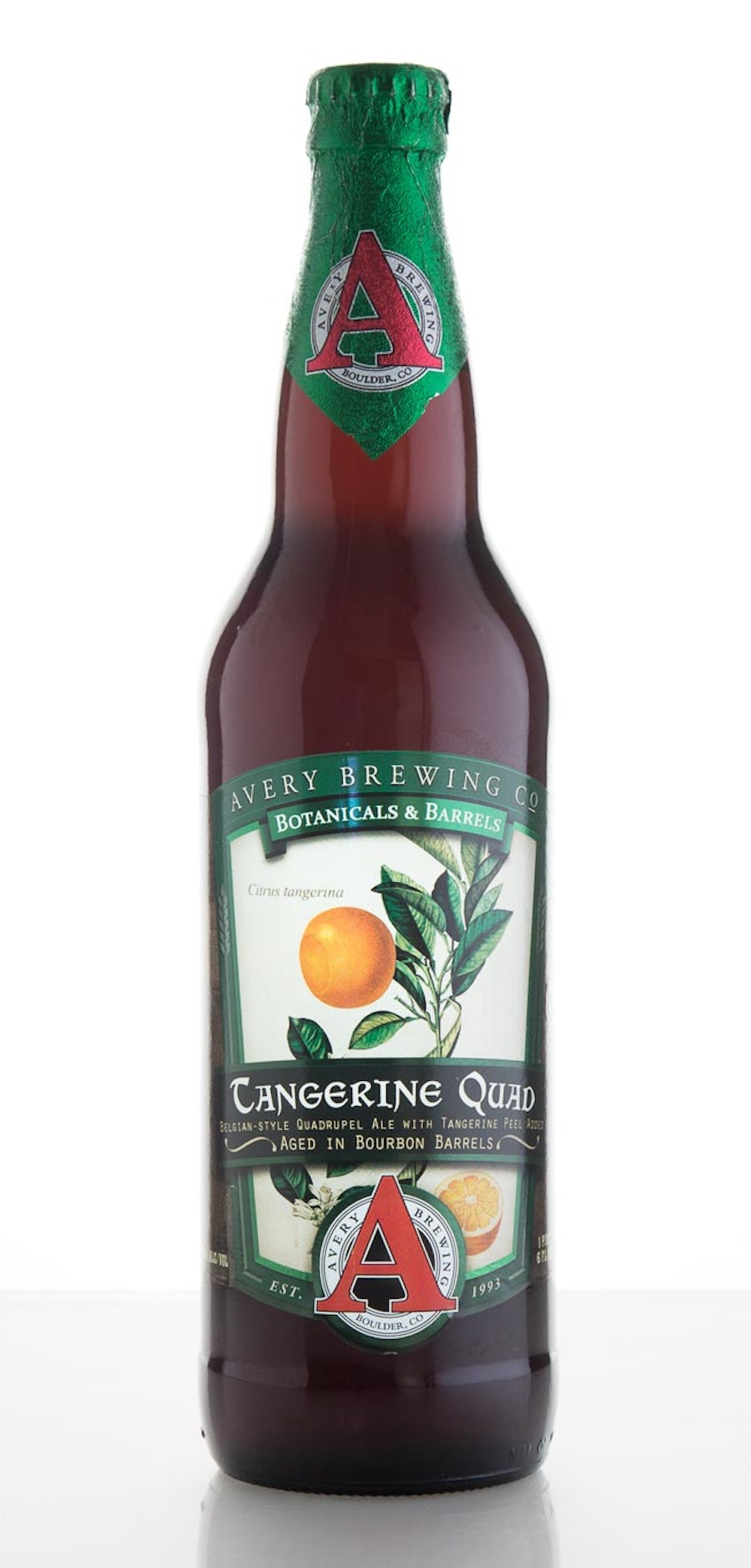 Review Avery Brewing Co. BarrelAged Tangerine Quad Craft Beer & Brewing
