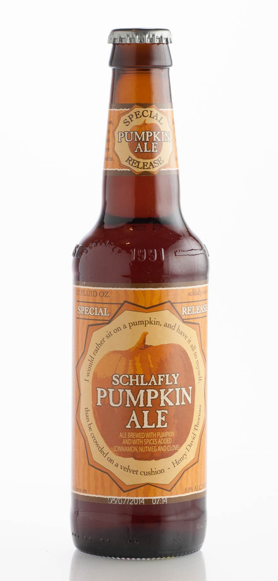 Review The Saint Louis Brewery Schlafly Pumpkin Ale Craft Beer & Brewing