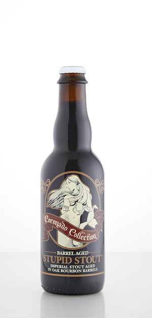 Coronado Brewing Company Barrel-Aged Stupid Stout  Image