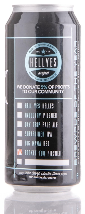 The Austin Beer Garden Brewing Co Rocket 100 Image