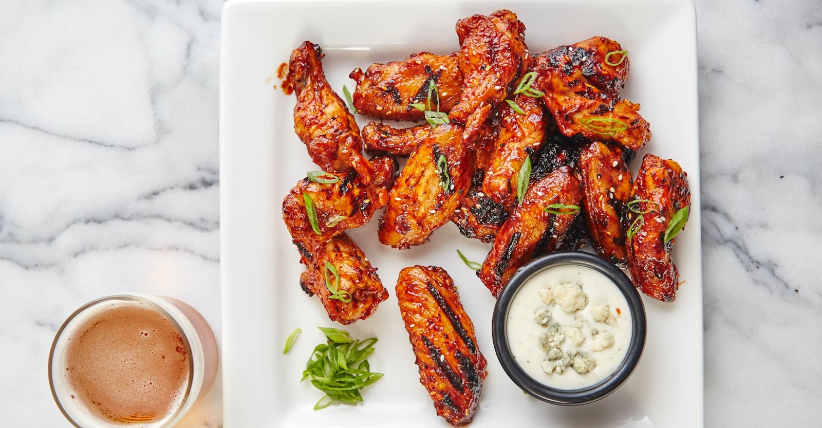 IPA Sriracha Chicken Wings Recipe Primary Image