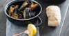 Oven-Roasted Mussels with Lemon, Garlic, and Wheat Beer Recipe Image