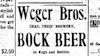 Recipe: Weger Brothers American Bock 1909 Image