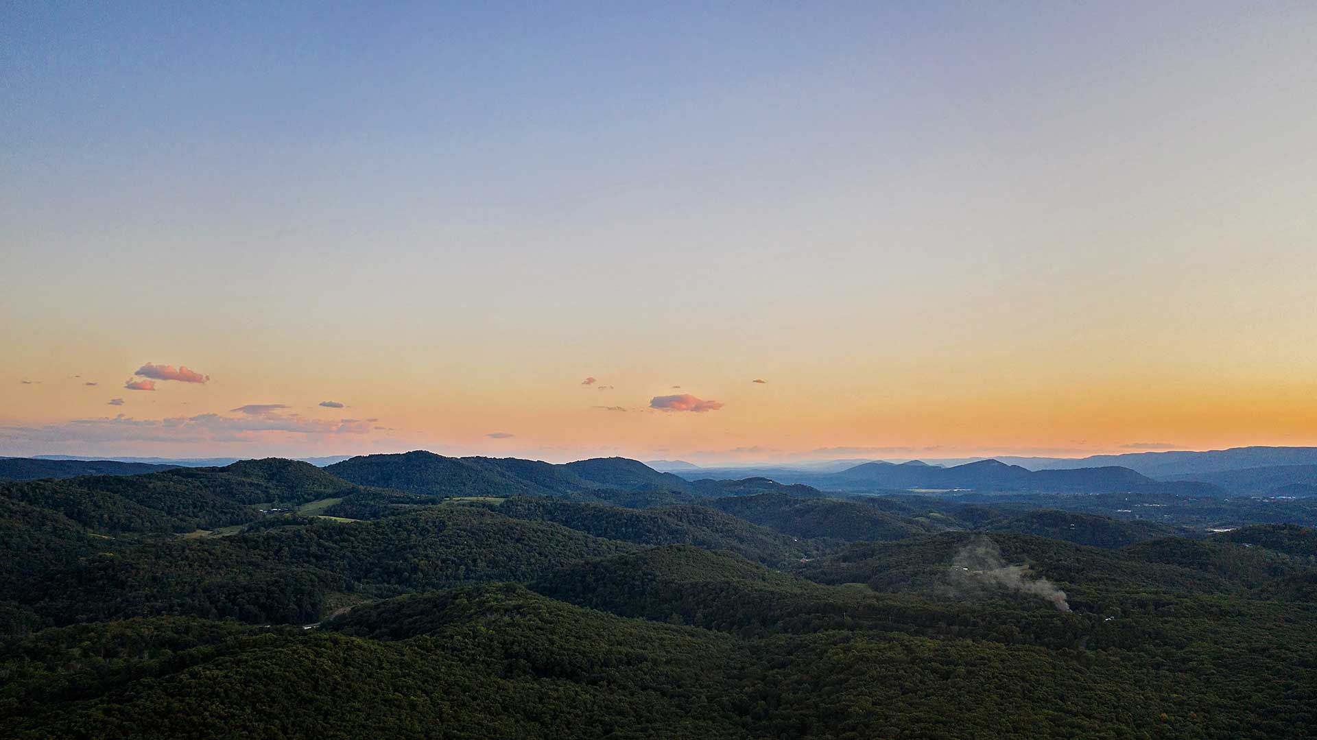 Allegany-County Sunrise-Drone-Shot Switzer
