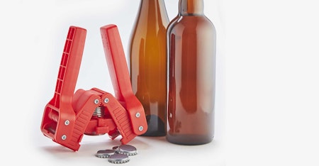 Removing labels from beer bottles baking soda