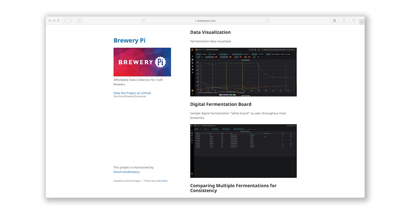 BreweryPi web shot
