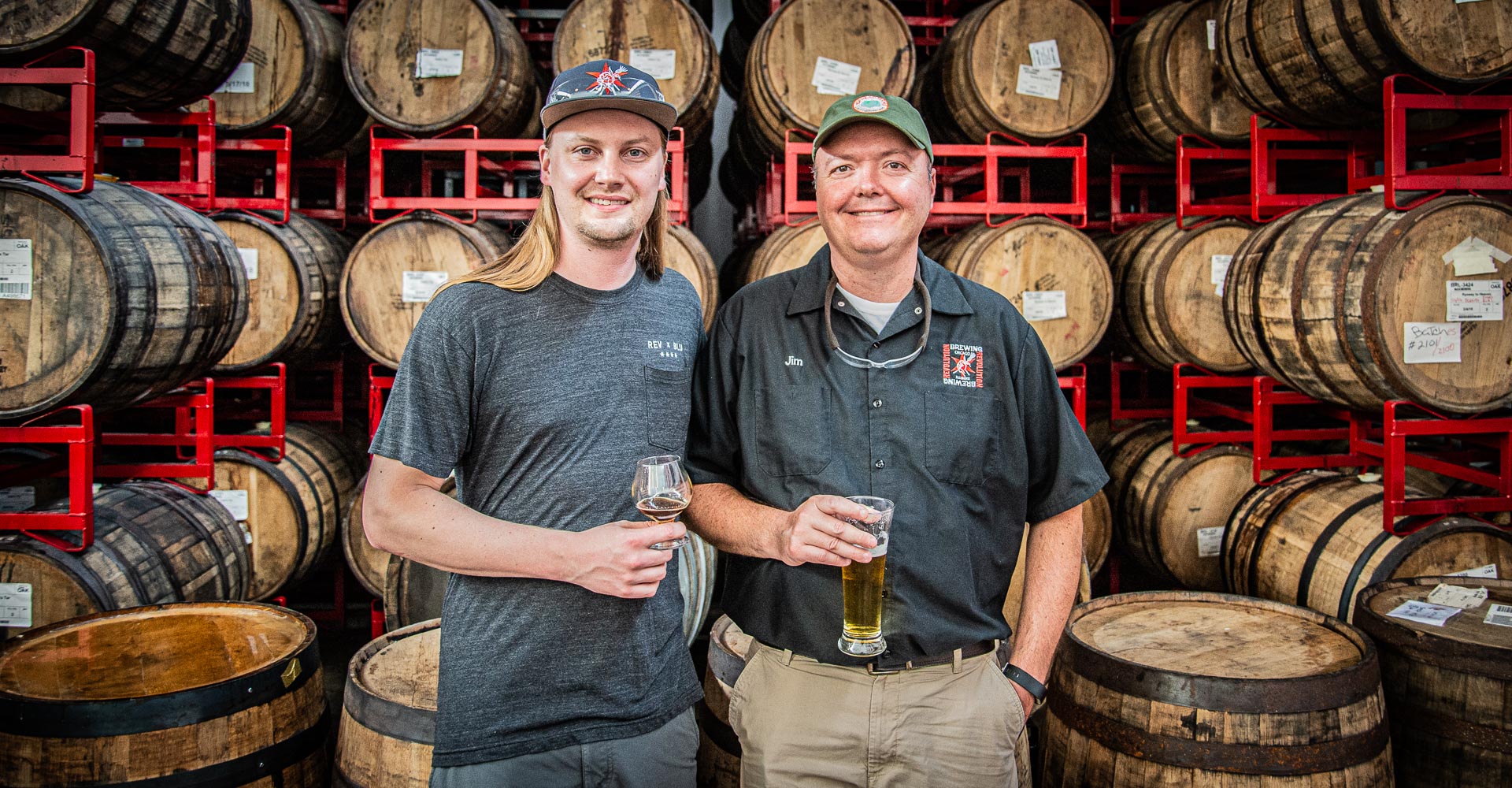 Podcast Episode 98: Revolution Brewing’s Jim Cibak and Marty Scott: Intentional Brewing and Aging for Blending Barrel-Aged Beers
