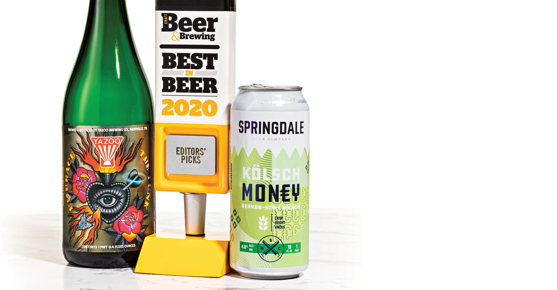 Yazoo Brett Saison and Springdale Kolsch