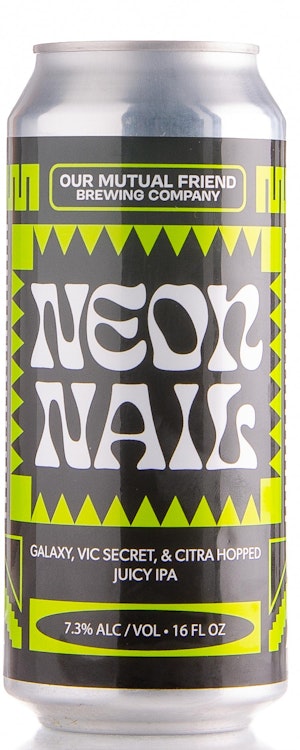 Our Mutual Friend Brewing Neon Nail Image