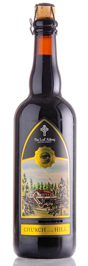 The Lost Abbey Church on the Hill 2021 vintage Image