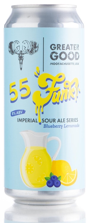 Greater Good Imperial Brew Co Blueberry Lemonade Sour 55 Funk Image