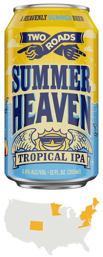 Two Roads Brewing Summer Heaven Tropical IPAImage