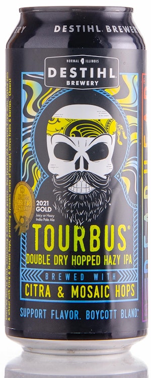 DESTIHL Brewery Deadhead Series IPA: TourBus Double Dry Hopped Hazy IPA Image
