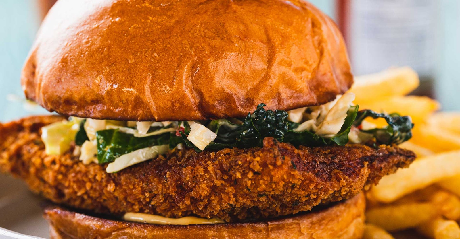 Cooking With Beer: Pan-Fried Catfish Sandwich with Kale Slaw and Hot Sauce Mayo Primary Image