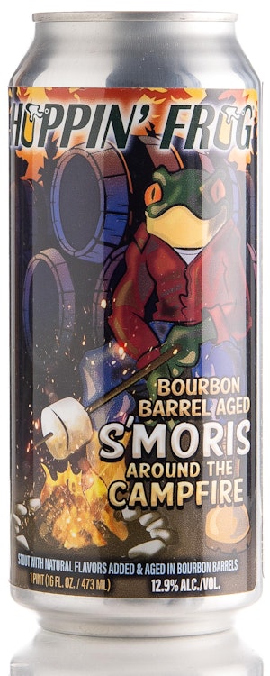 Hoppin' Frog Brewing Bourbon Barrel-Aged S'MORIS Around The Campfire Image