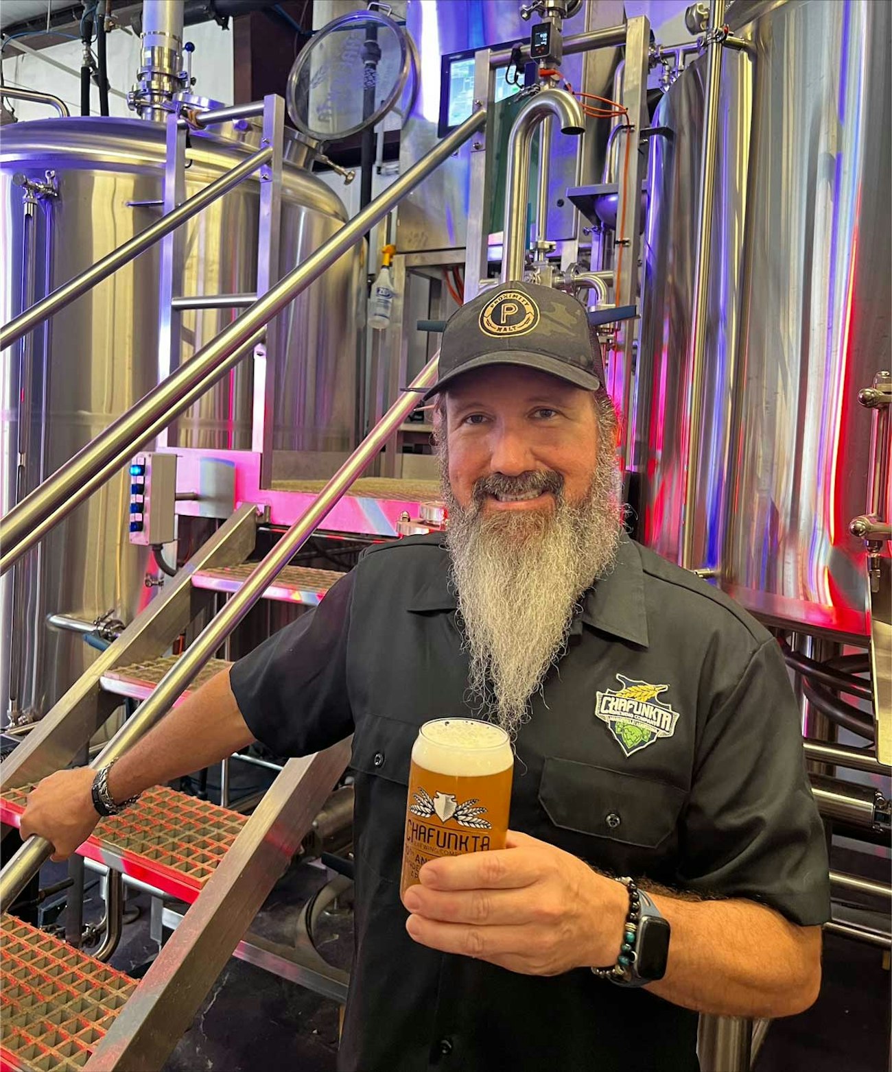 Josh Erickson, founding brewer and owner, Chafunkta Brewing Co..

