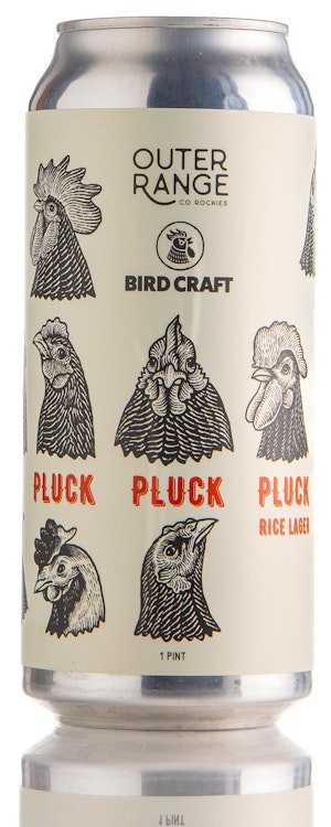Outer Range Brewing Co Pluck Pluck Pluck Rice Lager Image