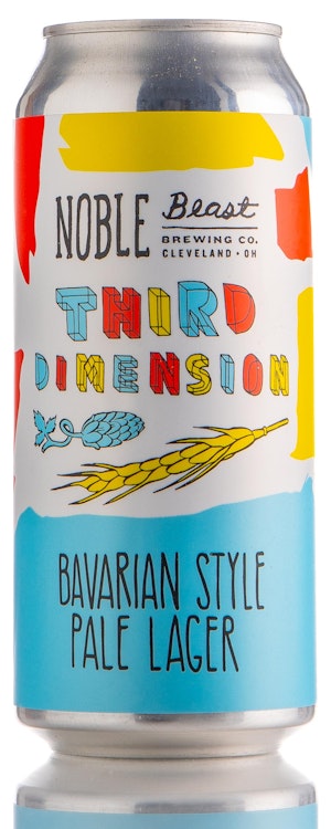 Noble Beast Brewing Co. Third Dimension Helles Lager Image