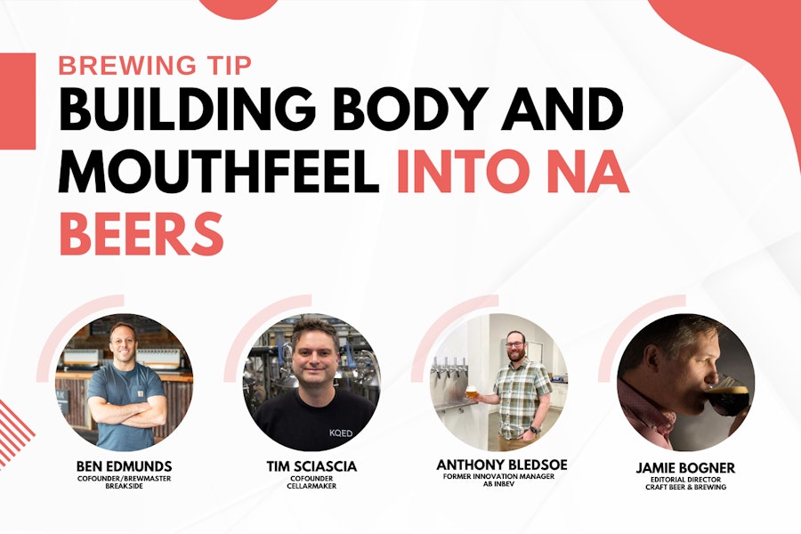 Building Body and Mouthfeel into NA Beers | Video Tip Image
