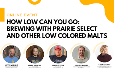 How Low Can You Go: Brewing With Prairie Select and Other Low Colored Malts