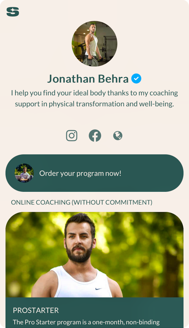 Jonathan Behra Snipfeed page