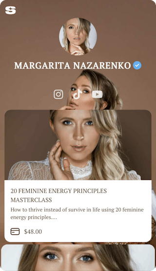 Margarita Nazarenko Snipfeed page