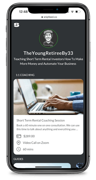 TheYoungRetireeBy33 Snipfeed page