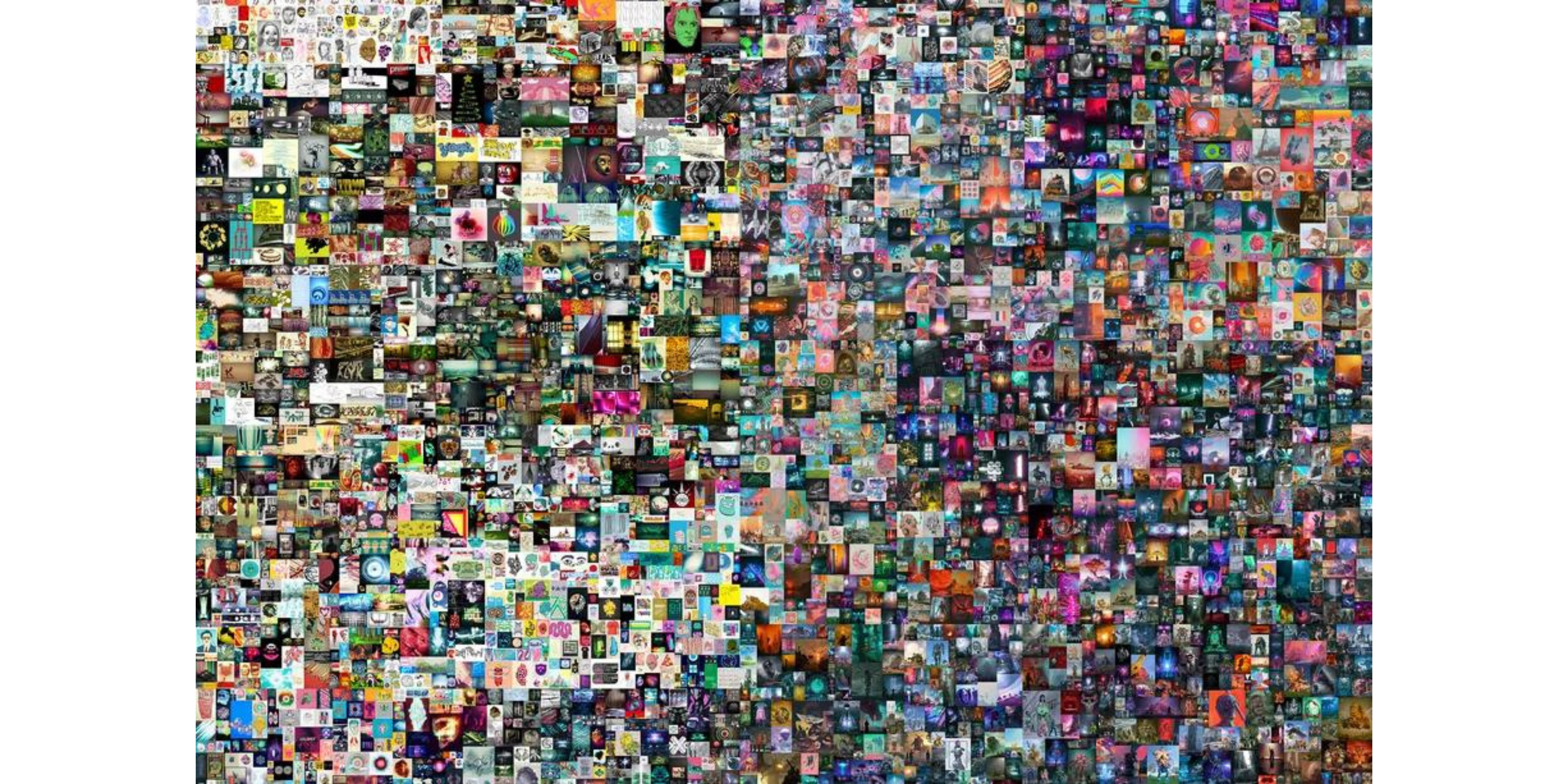 A collage of the 5,000 images