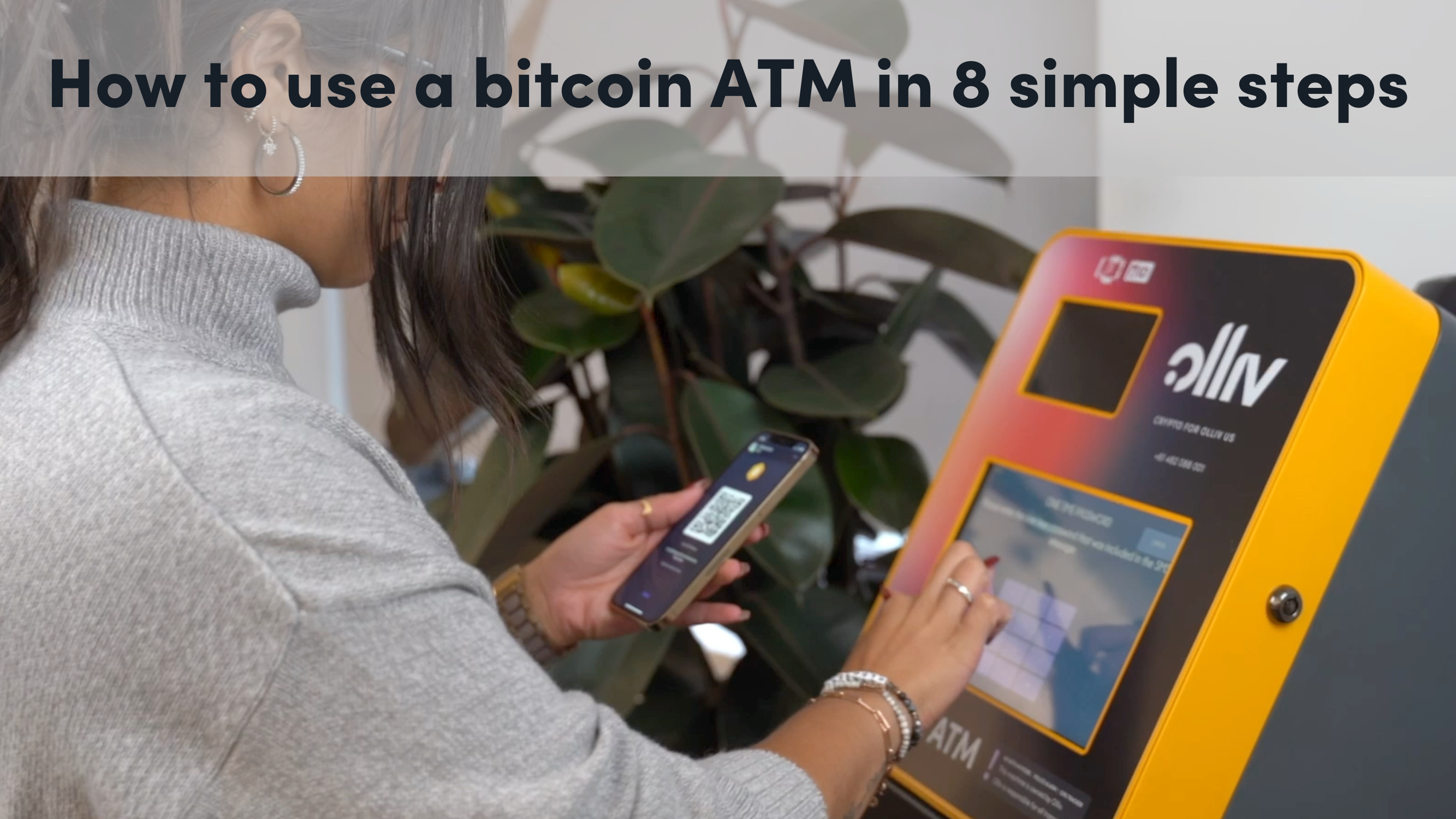 how to use a bitcoin ATM in 8 simple steps