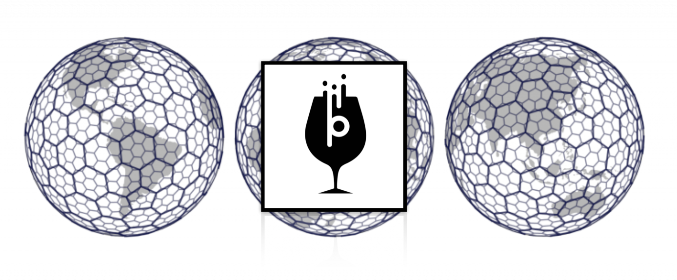 Uber Blog trio of spherical globes and Apache Pinot logo