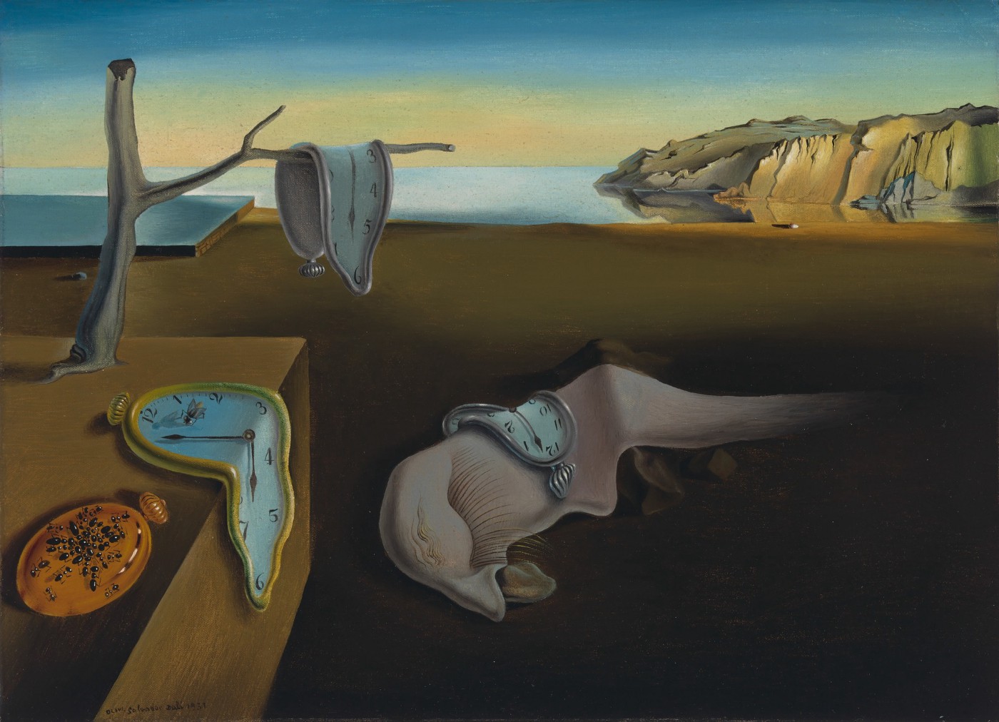 The Persistence Of Memory By Salvador Dalí