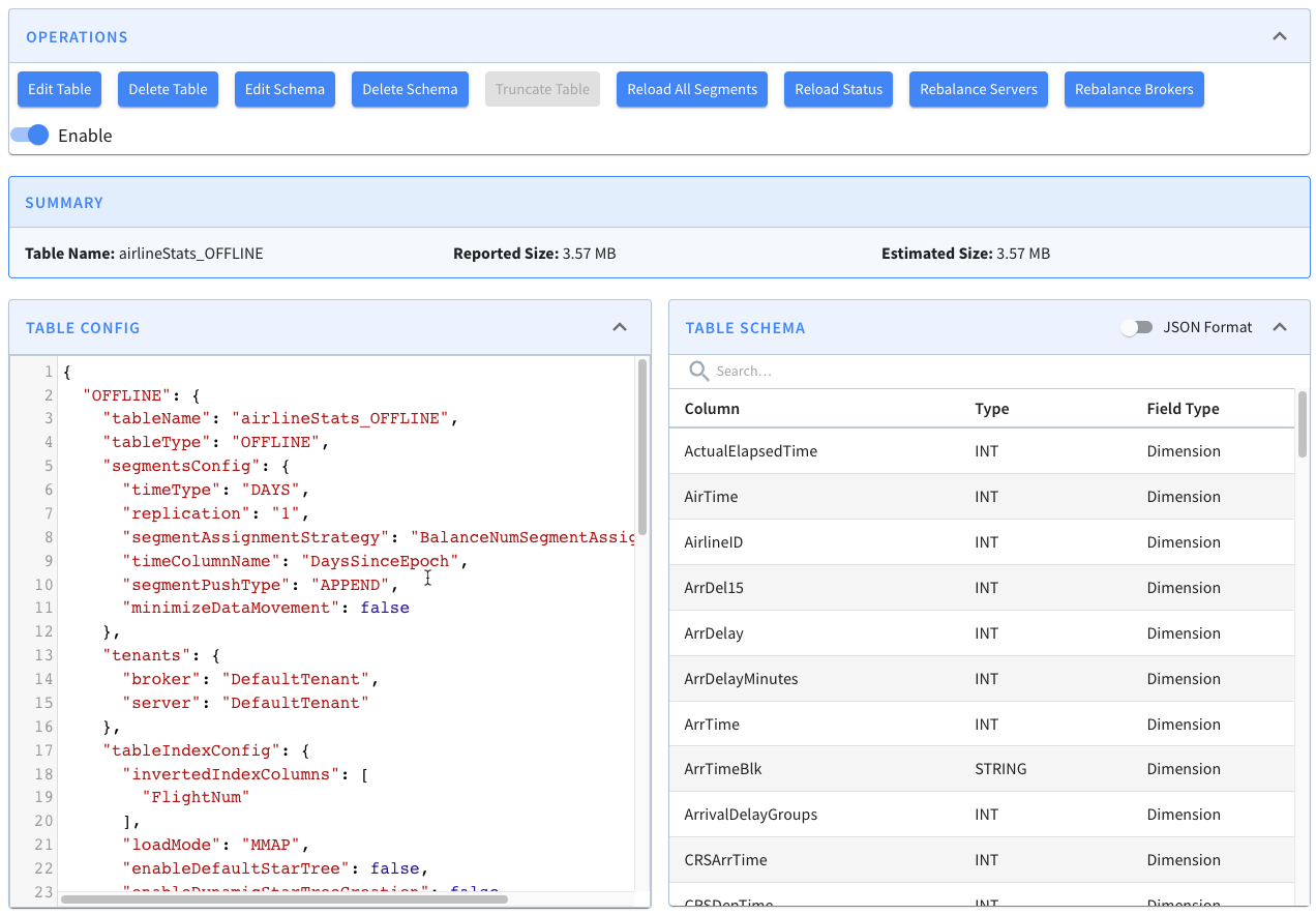 airlineStats_OFFLINE page