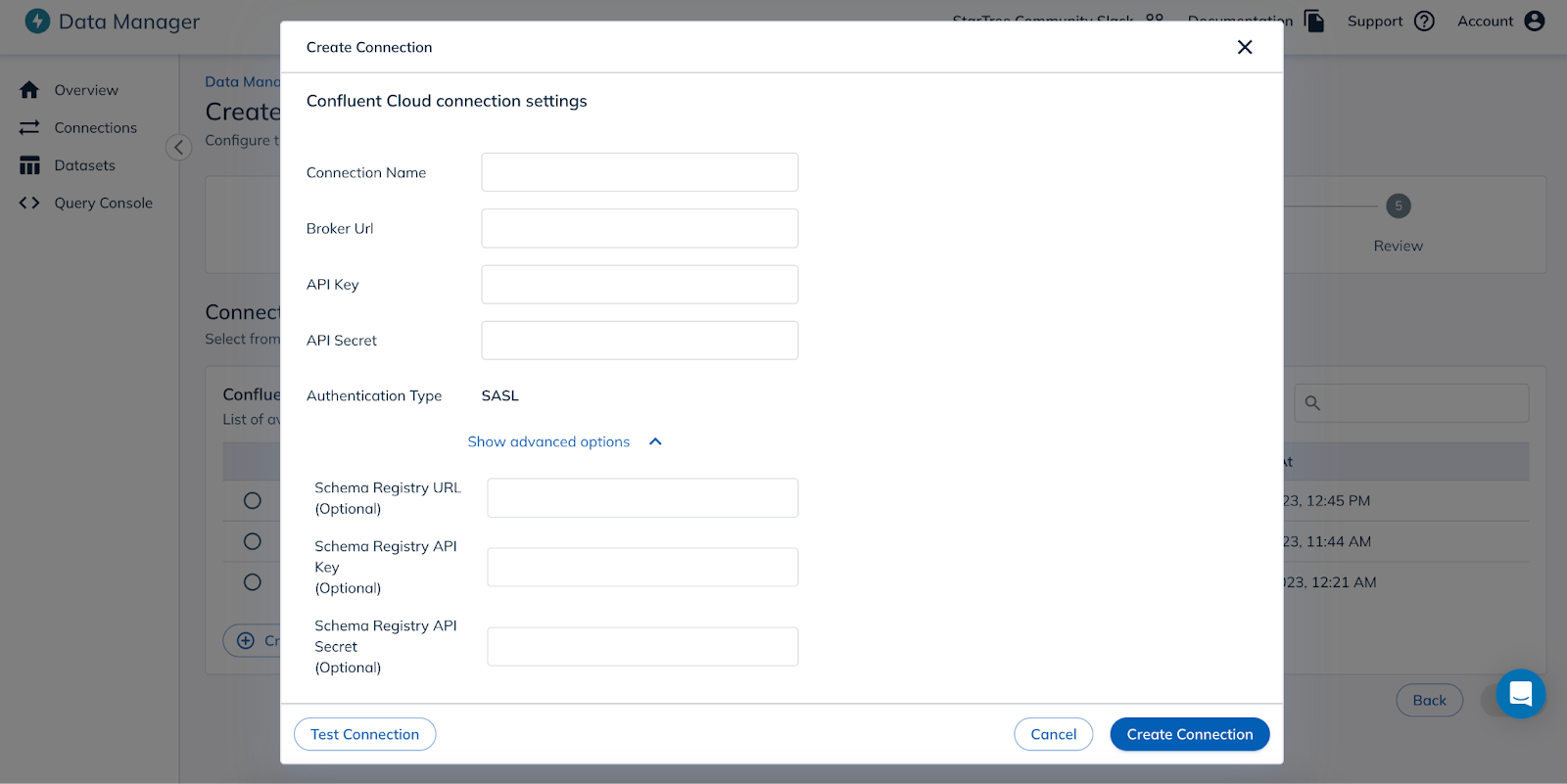 Confluent Cloud connector for StarTree Cloud