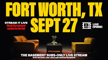 EXCLUSIVE LIVE STREAM (Link in comments NOW) – DFW, The Basement LIVE w- Tim Ross, Carl Lentz, & Preston Morrison