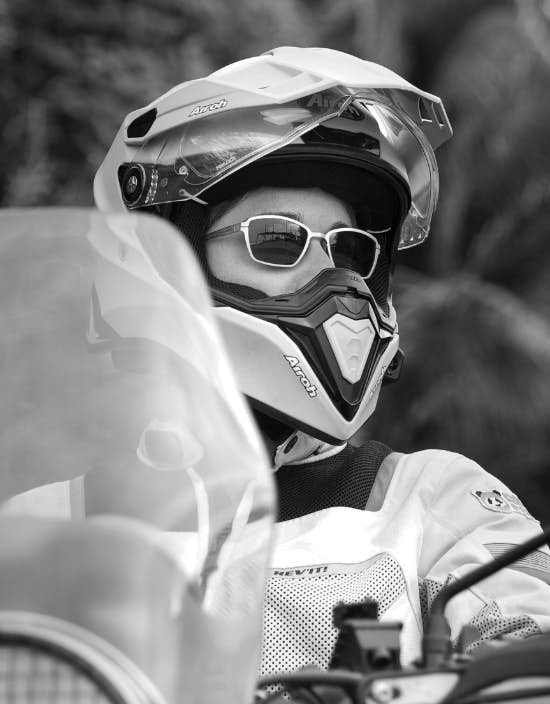 Le bikers di Riding Pandas con Pin Up