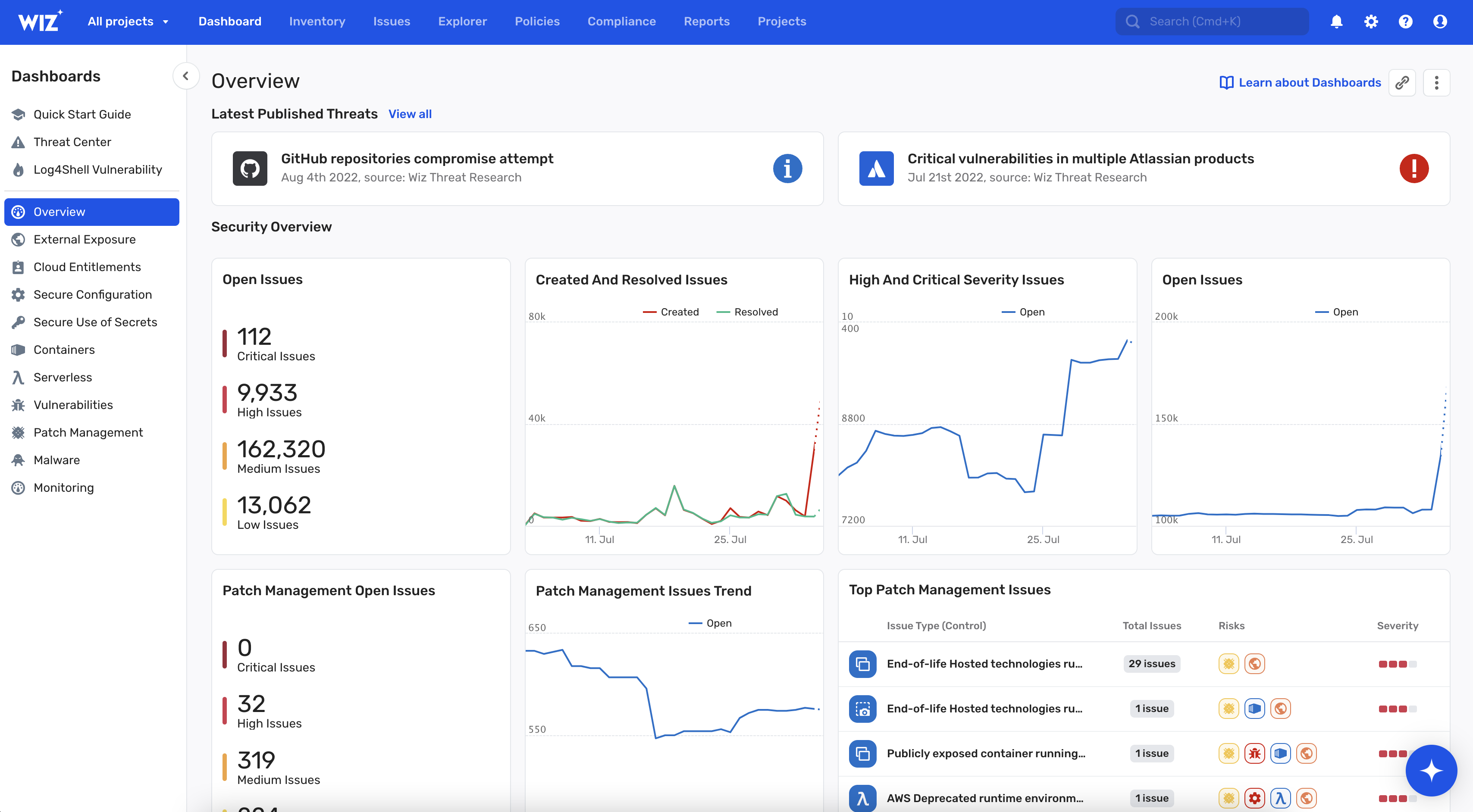 Customer profile user interface