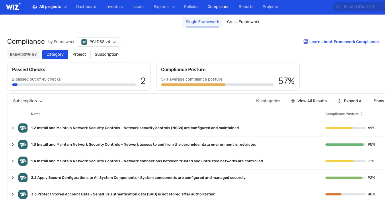 Continuous Assessment interface screenshot