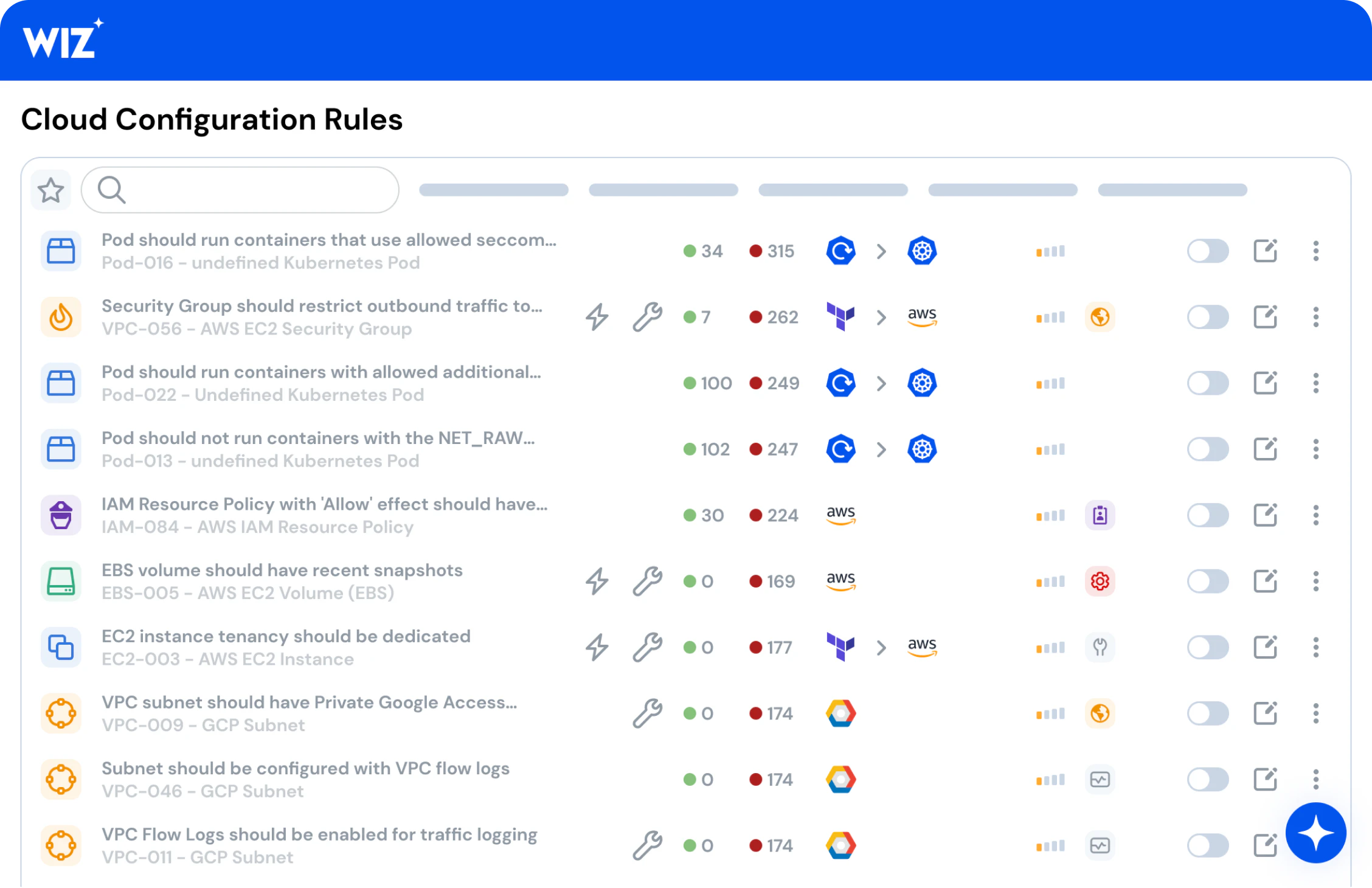 Cadres personnalisés interface screenshot