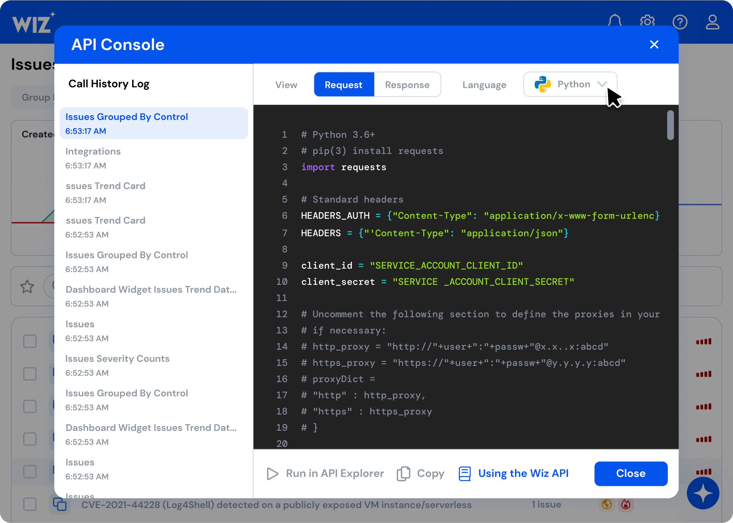 Enable guardrails across the development pipeline interface screenshot