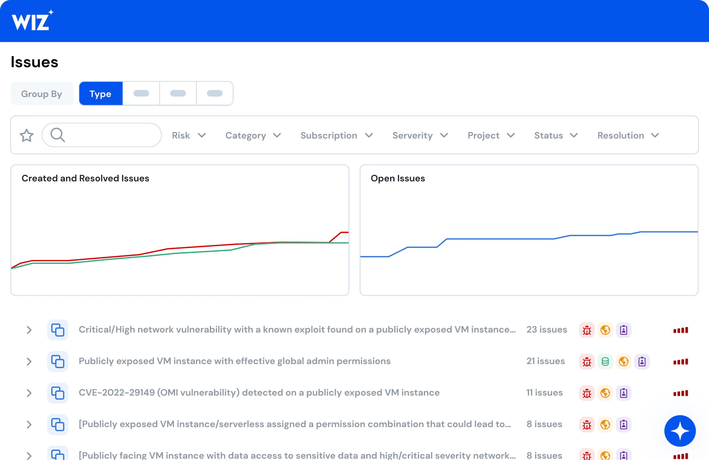 Valeur commerciale immédiate interface screenshot