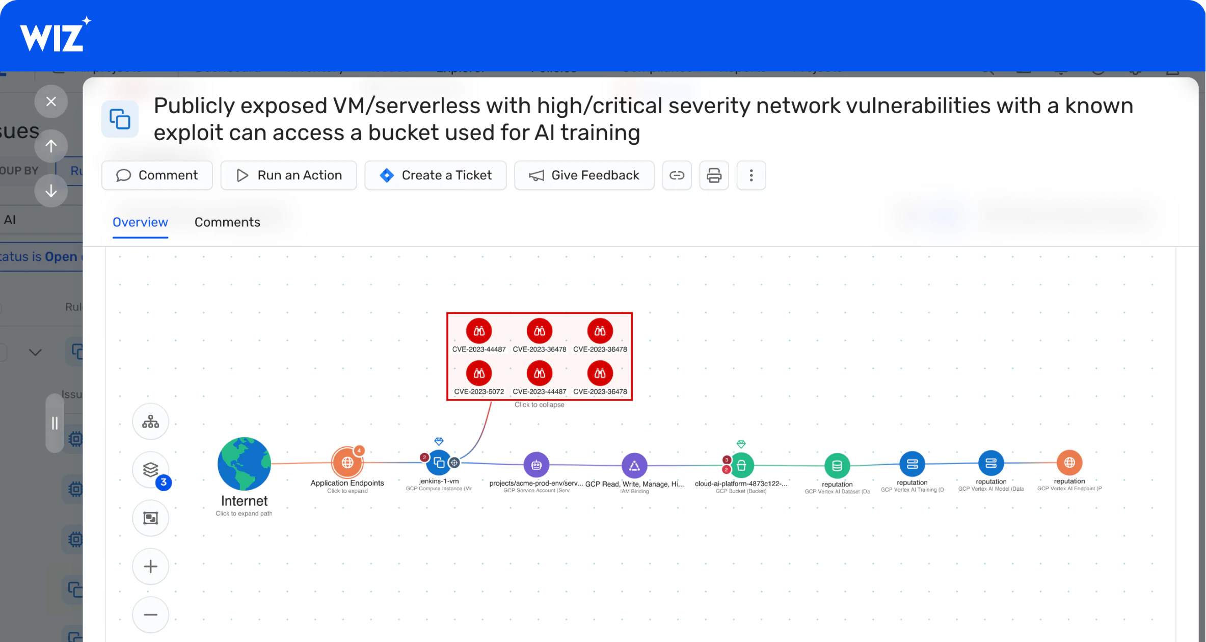 Attack path analysis extended to AI interface screenshot