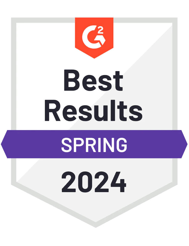 G2 Best Results Spring 2024