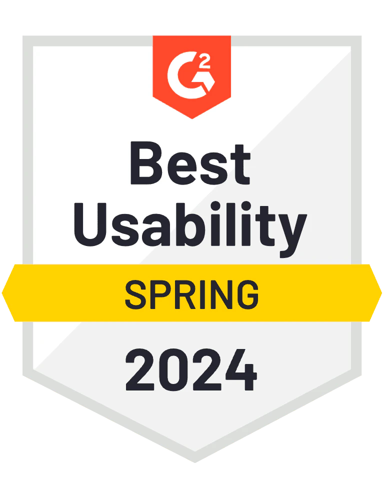 G2 Best Usability Spring 2024