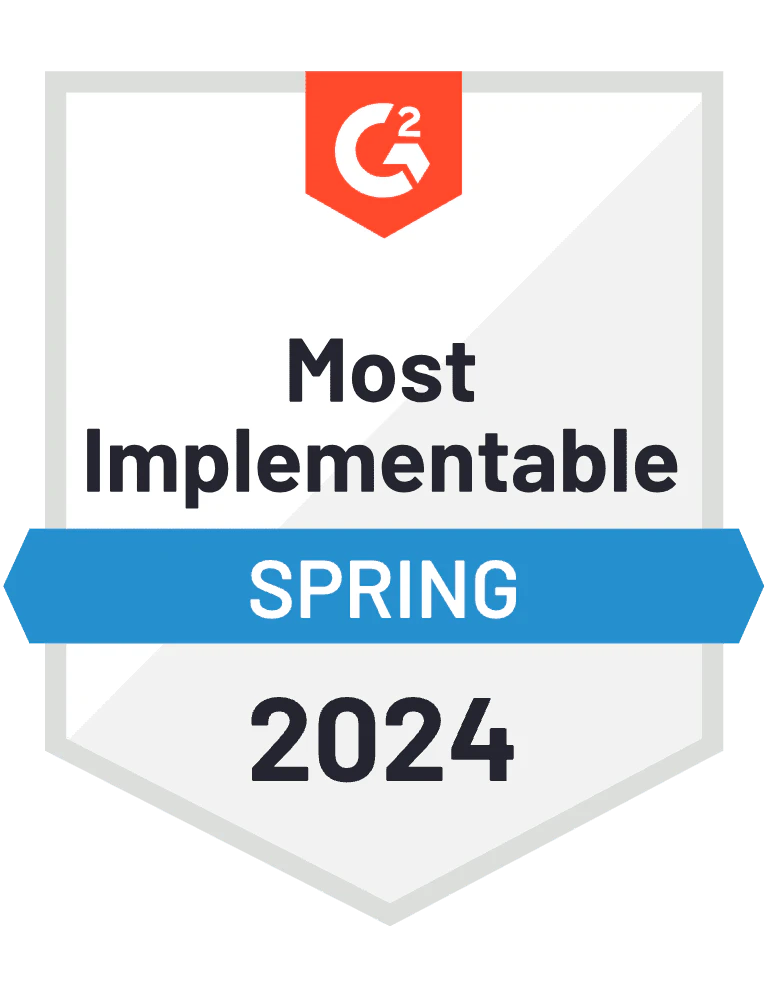 G2 Most Implementable Spring 2024