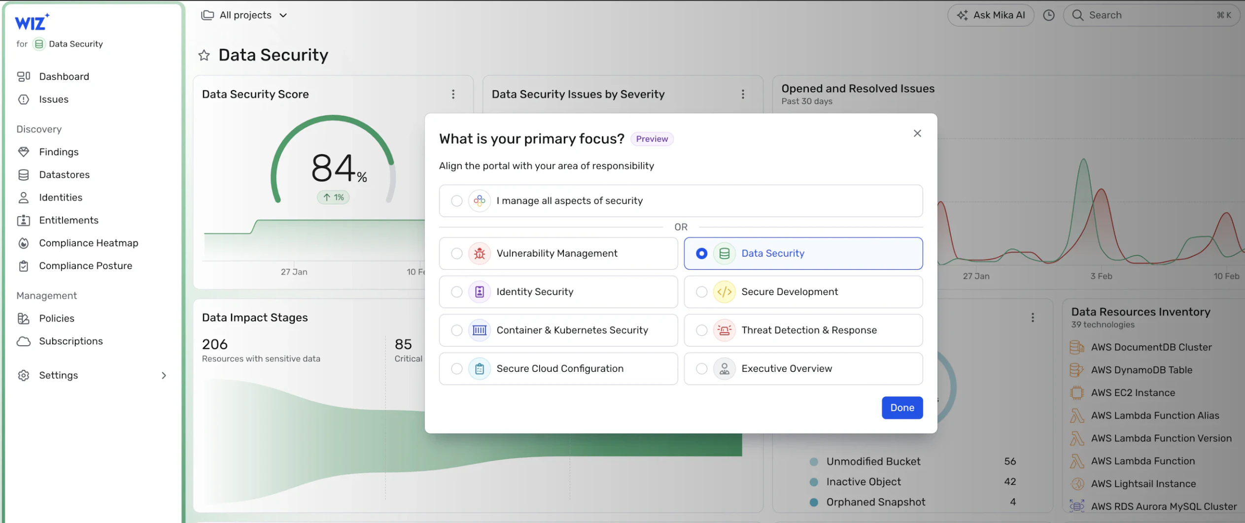 Cross-team collaboration interface screenshot