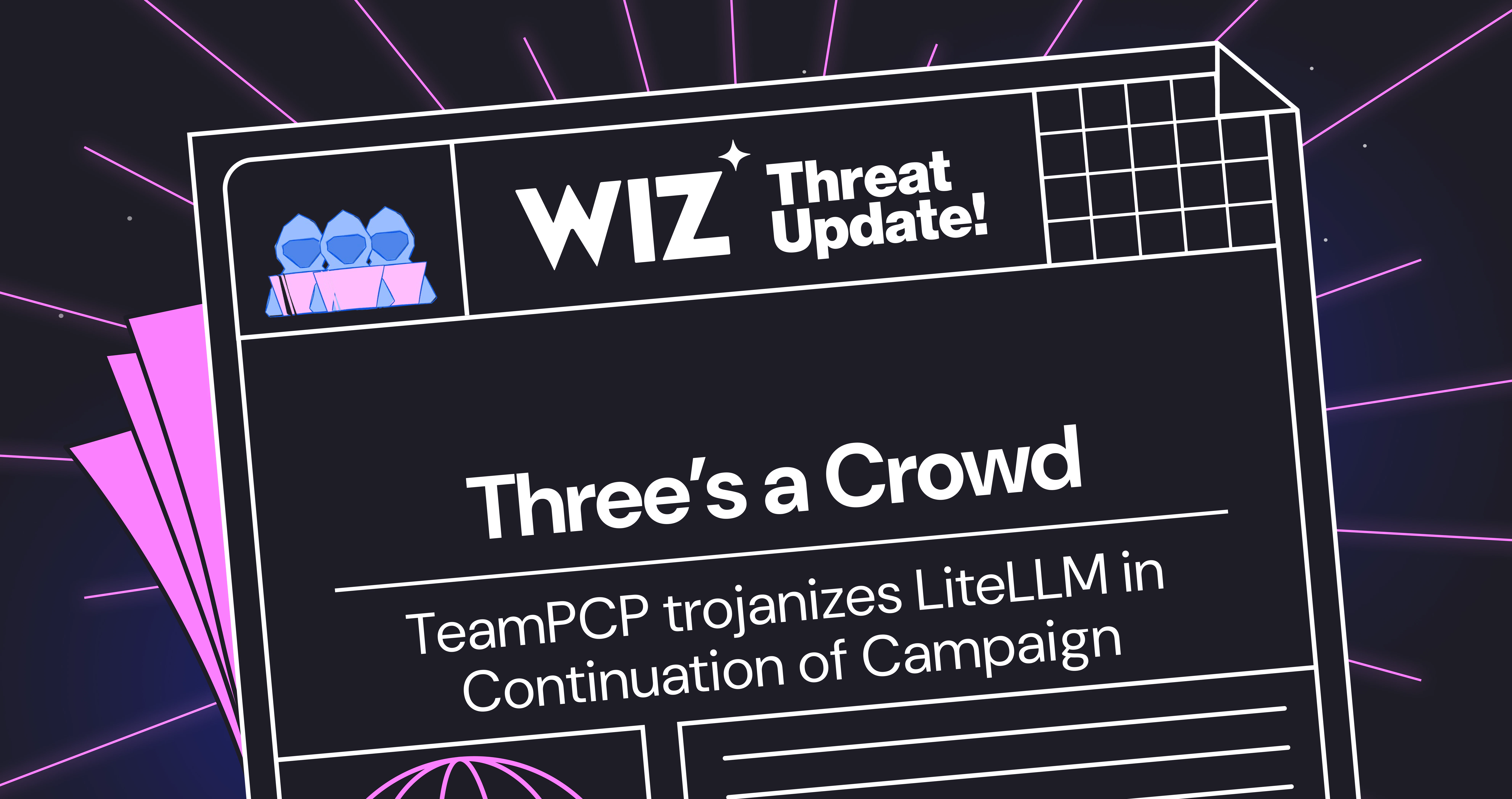 Graphic illustrating the TeamPCP supply chain threat