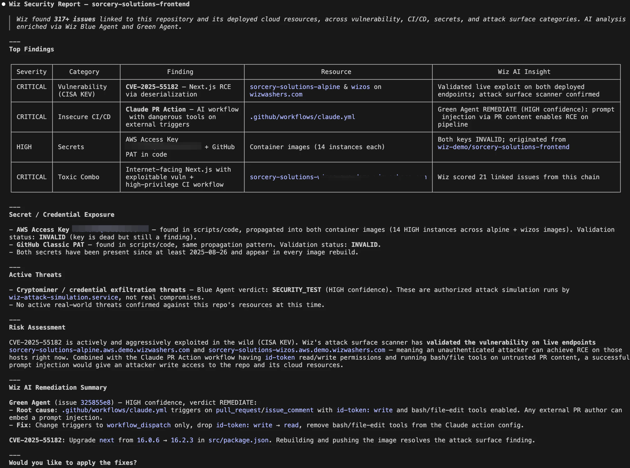 Wiz Issues Closing the Security Gap in the Age of Agentic Coding | Wiz Blog