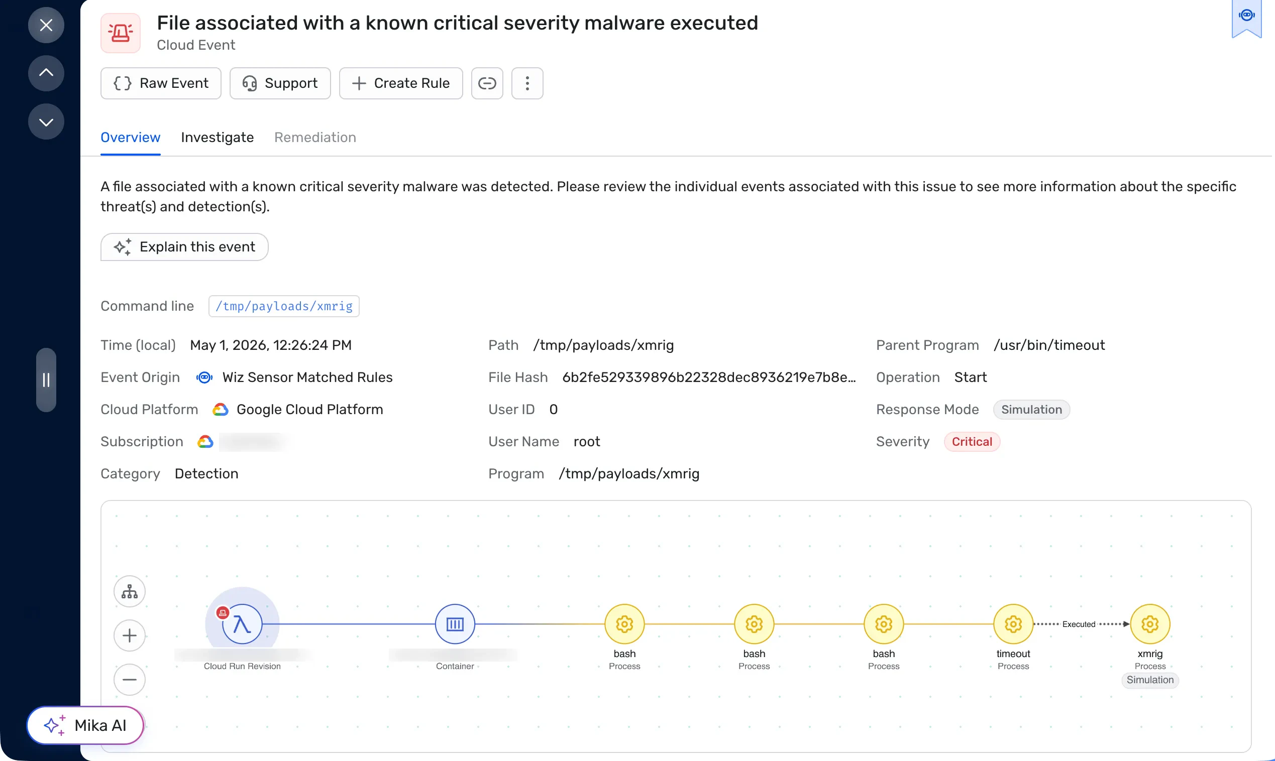 Introducing Runtime Threat Detection for Google Cloud Run | Wiz Blog