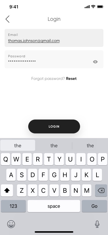 Neat Air Sign Up UI
