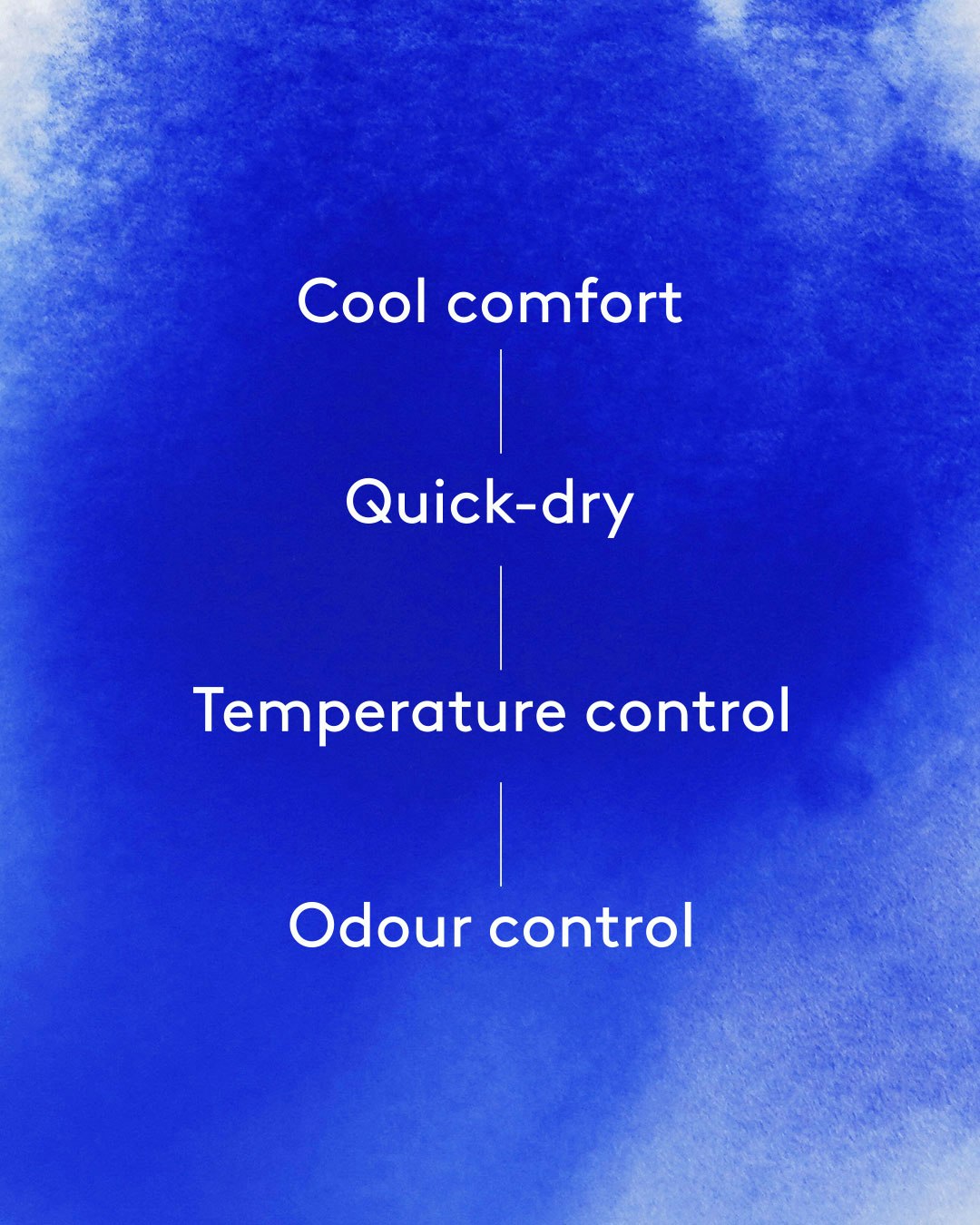 Cool comfort – Nopea kuivuminen – Lämpötilansäätely – Hajunsäätely
